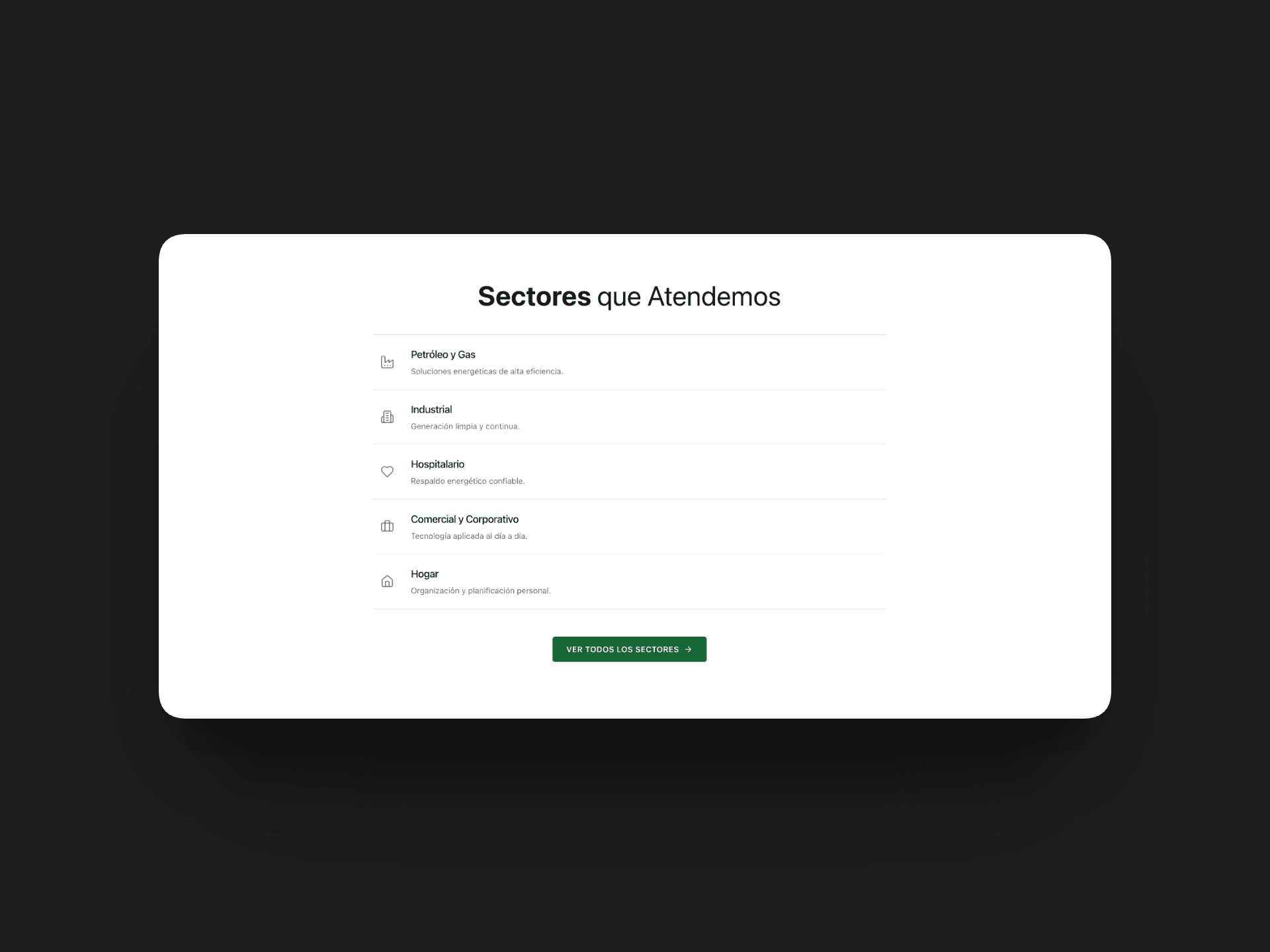 Sectores